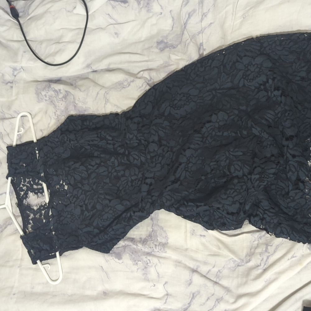 Banana Republic blue lace dress